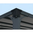 thumbnail image 4 of Palram - Canopia Milano 3000 10' x 10' Polycarbonate/Aluminum Gazebo - Gray/Bronze, 4 of 8