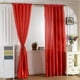 thumbnail image 4 of 1 Cortina Ventana Satén Color para Habitación Cortinas Sombreado (rojo), 4 of 5