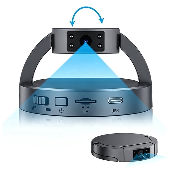Desiso Full HD 1080P Video Camera, Nanny Cam, Small Security Camera with Motion Detection and Night Vision-(No Wi-Fi)