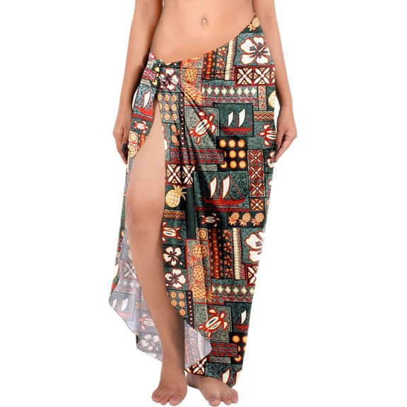 HAPPY BAY Women's Beach Bikini Wraps Sarong Coverup Wrap Skirt Bathing suit Swimwear Swimsuit Coverup for Women One Size Grey_O29