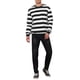 thumbnail image 2 of SUDADERA DE HOMBRE INSPIRE CHIC A RAYAS, AJUSTE REGULAR, CUELLO REDONDO, MANGAS LARGAS, SUDADERAS IMPRESAS TAMAÑO S, 2 of 7