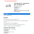 thumbnail image 2 of Rear Brake Shoe Set - Compatible with 2007 - 2019 Nissan Sentra 2008 2009 2010 2011 2012 2013 2014 2015 2016 2017 2018, 2 of 2