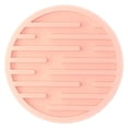 thumbnail image 2 of Round Silicone Drink Coaster, 10cm Heat Resistant Table Mat, Non Slip Cup Pad – Multiple Colors, Pink, 2 of 5