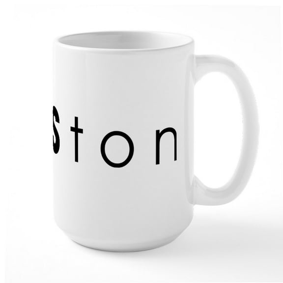 CafePress - Houston - 15 oz Ceramic Large White Novelty Mug