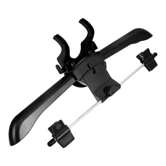 UPKOCH Foldable Clothing Hanger Black Plastic 1Pack 18.5x7.1x3in