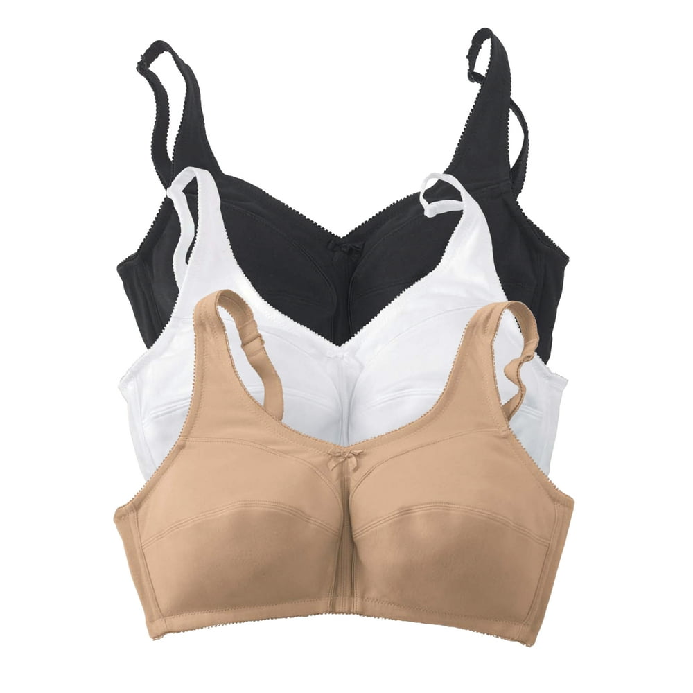 Comfort Choice Comfort Choice Women's Plus Size 3Pack Cotton