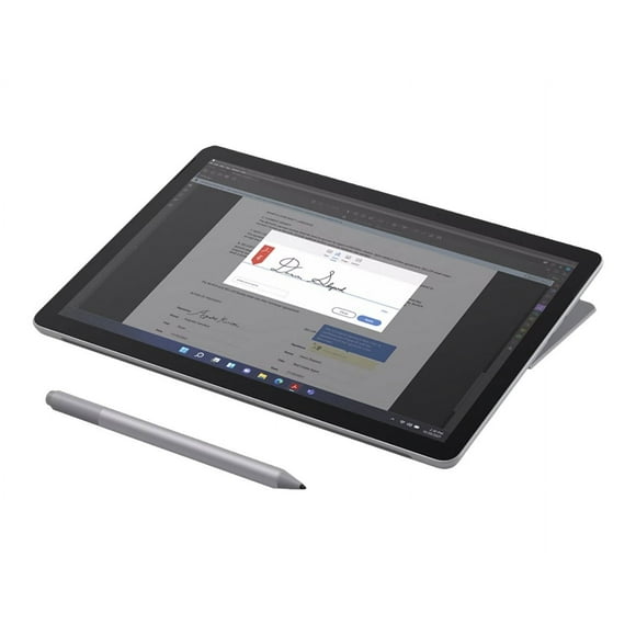 Microsoft Surface Go 4 for Business - Tablet - Intel N-series - N200 / up to 3.7 GHz - Win 11 Pro - UHD Graphics - 8 GB RAM - 256 GB SSD UFS - 10.5" touchscreen 1920 x 1080 (Full HD) - Wi-Fi 6E - platinum