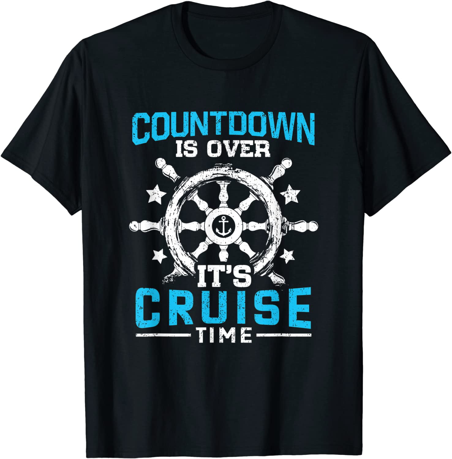Countdown Is Over It's Cruise Time Funny Boat Cruising T-Shirt ...