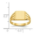 thumbnail image 2 of 14k Yellow Gold Signet Ring - 4.0 Grams - Size 6, 2 of 2