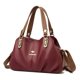 thumbnail image 4 of Bolso de mujer, bolso de mamá de mediana edad, bolso bandolera de hombro de color combinado, bolso de mano atmosférico, 4 of 6