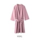 thumbnail image 3 of Bata Rosa De Gofres De Longitud Completa Para Mujer Cómoda Bata De Poliéster Para Mujer Albornoz Para Mujer Ropa De Dormir M / Xl / Xxxl Opcional Sweethay HA027127-03, 3 of 7