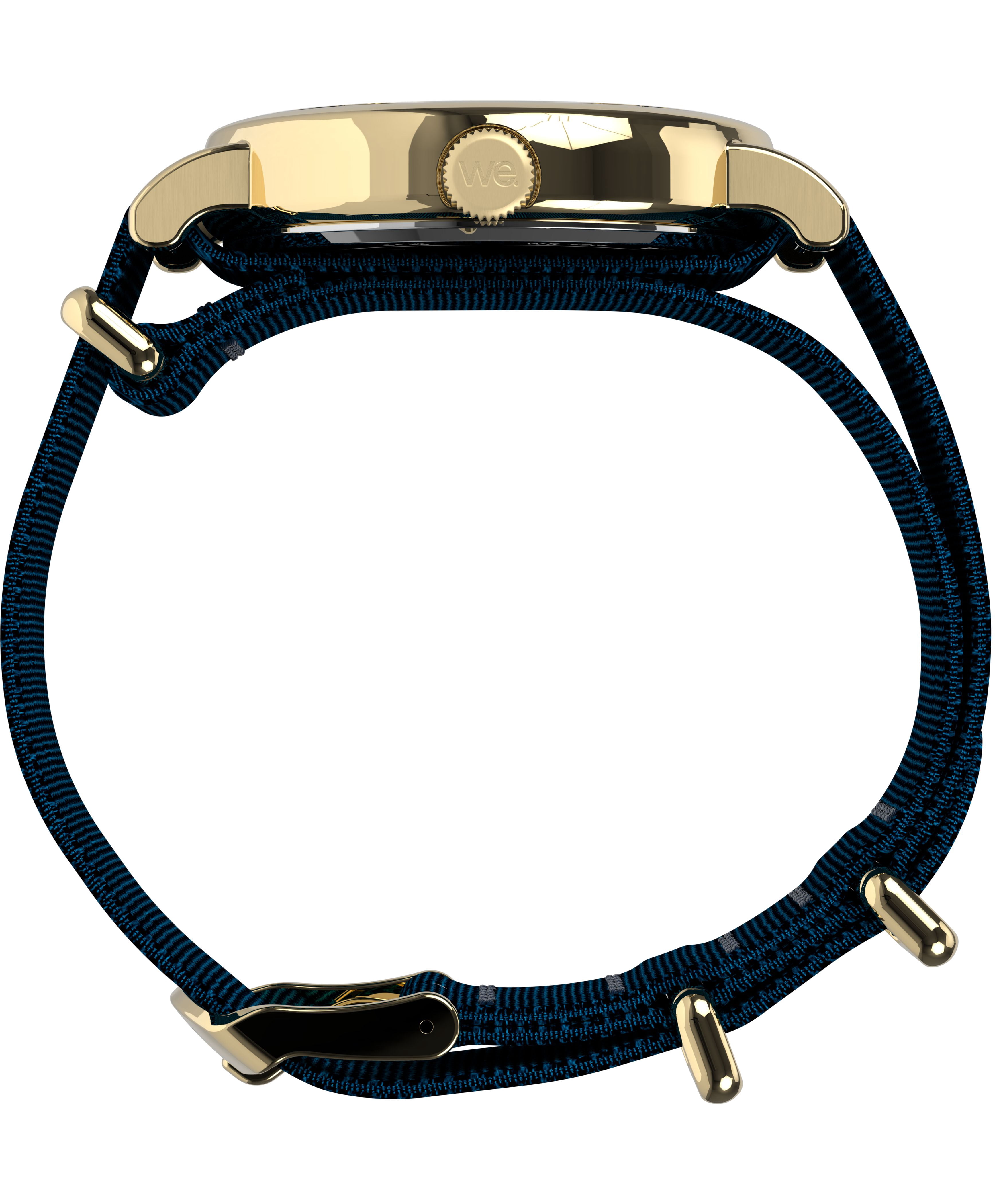 Timex Unisex Harry Potter x Weekender Butterbeer 40mm Watch - Blue Slip-thru Double Layer Blue Dial Gold-Tone Case
