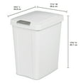 thumbnail image 3 of Sterilite 7.5 Gal. TouchTop™ Wastebasket White, 3 of 6