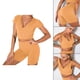 thumbnail image 2 of Conjuntos de entrenamiento sin costuras para mujer, leggings de yoga, ropa deportiva, traje de tirantes corto para gimnasio M Café Ligero M, 2 of 8