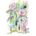 thumbnail image 2 of Krinlox 17x24 Gold Ornate Wood Framed with Double Matting Museum Art Print Titled - Blooming Summer I, 2 of 4