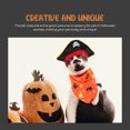 thumbnail image 4 of 1 Set of Halloween Pet Costume Cat Pirate Cosplay Hat Triangular Scarf Kit for Party, 4 of 9