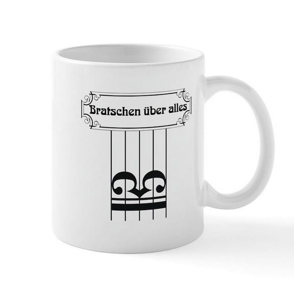 CafePress - Violas Over All Mug - 11 oz Ceramic Mug - Novelty Coffee Tea Cup