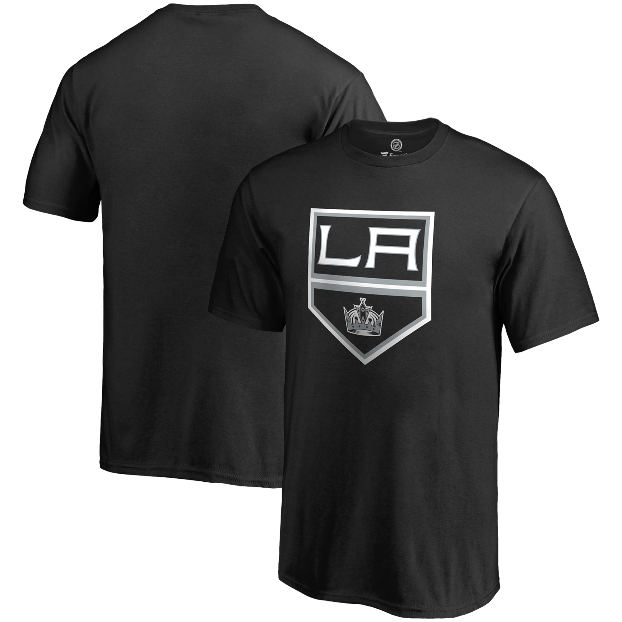 Los Angeles Kings Youth Primary Logo T-Shirt Black by BOX SEAT CLOTHING CO.