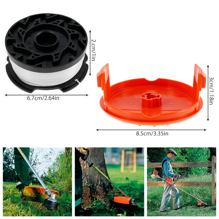 BLACK+DECKER 0.065 in. x 30 ft. Replacement Single Line Automatic Feed  Spool AFS for Electric String Grass Trimmer/Lawn Edger/Mower AF-100-BKP 1 -  The