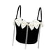 thumbnail image 4 of Top corto Con borlas de diamantes de imitación Yinane lujoso para mujer 34B75, 4 of 8