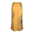 thumbnail image 7 of Levmjia Womens Midi Skirt Printed High Waist Elastic Waist Slim Fit Casual Skirt Soft Breathable Stylish For Daily Dating Party Vacation Spring Summer Wear, 7 of 7