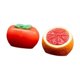 thumbnail image 2 of Mini adorno naranja para el salpicadero del coche, adorable adorno de fruta de resina para interiores estéticos. Naranja caqui, 2 of 8