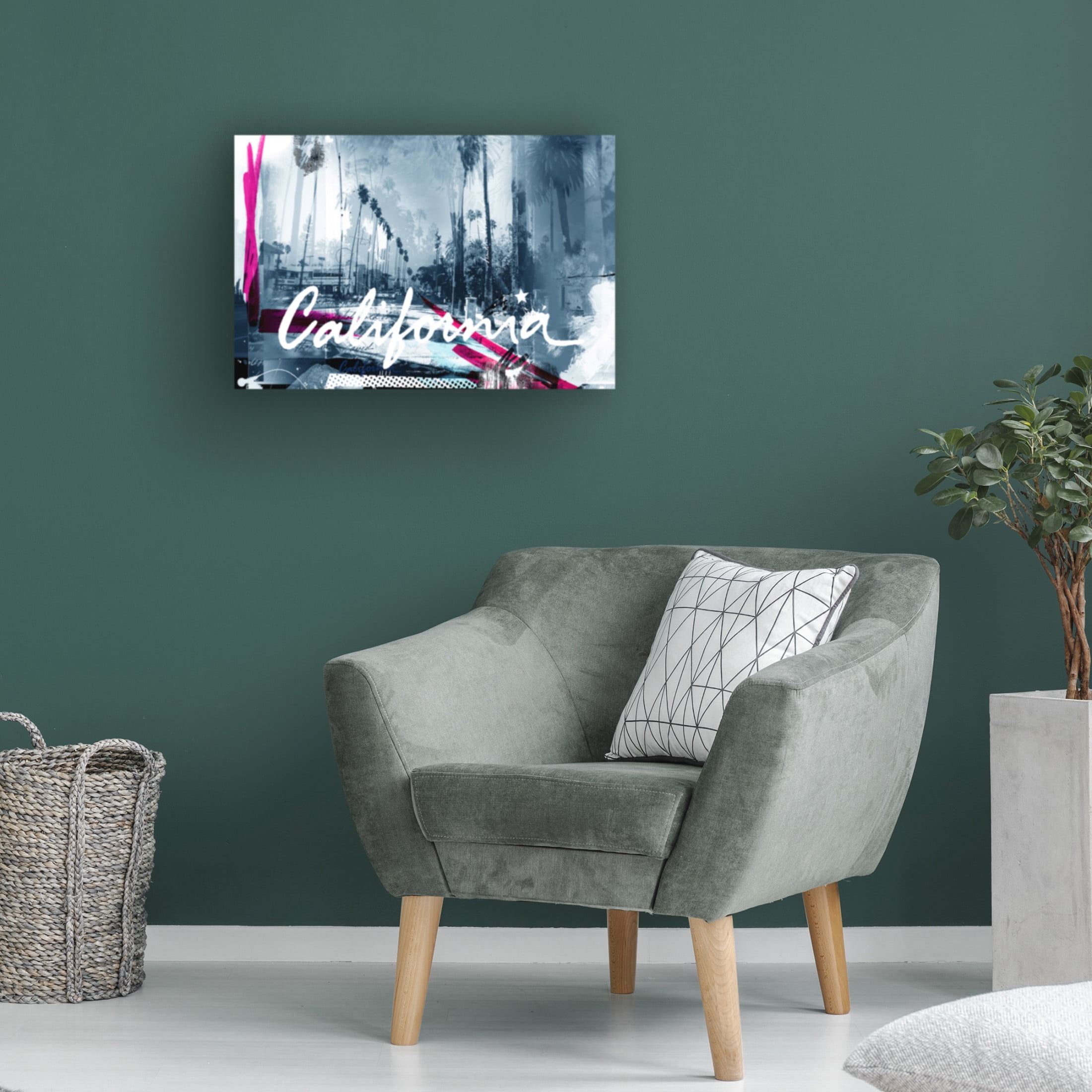 Canvas Wall Art - Teis Albers 'Beverly Hills 4' Wall Art for Living Room, Bedroom, or Office Décor by Trademark Fine Art - 47 x 30 Inches