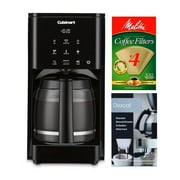 Cuisinart DCC-T20 14-Cup Touchscreen Coffeemaker with Filters & Descaling Powder