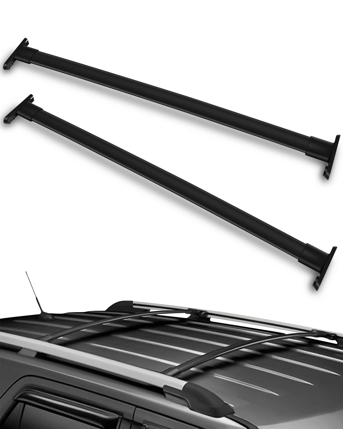 Buy CCIYU Cargo Racks for Ford Explorer 20112015 Rooftop Luggage Canoe Kayak Carrier Rack Black