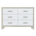 thumbnail image 6 of Tcbosik Dresser with 6 Storage Drawers, Chest of Drawers, Closet Storage Organizer for Bedroom Living Room, White, 6 of 8