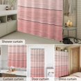 thumbnail image 6 of Shower Curtain Pink Wood Grain Bathroom Curtains with Hooks, Waterproof Fabric Rustic Farmhouse Wooden Board Bath Shower Curtains Set for Bathroom Bathtubs Decor 72x72 Inch, 6 of 9