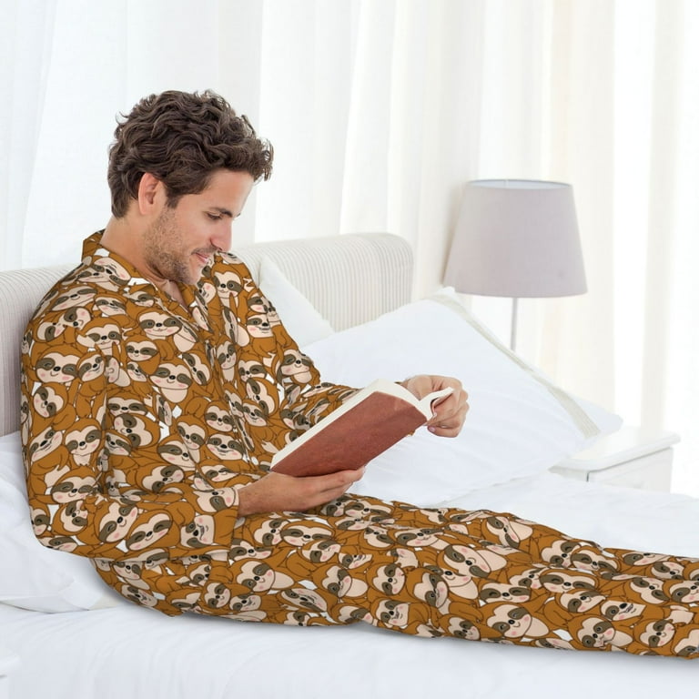 Sloth print pajamas hotsell