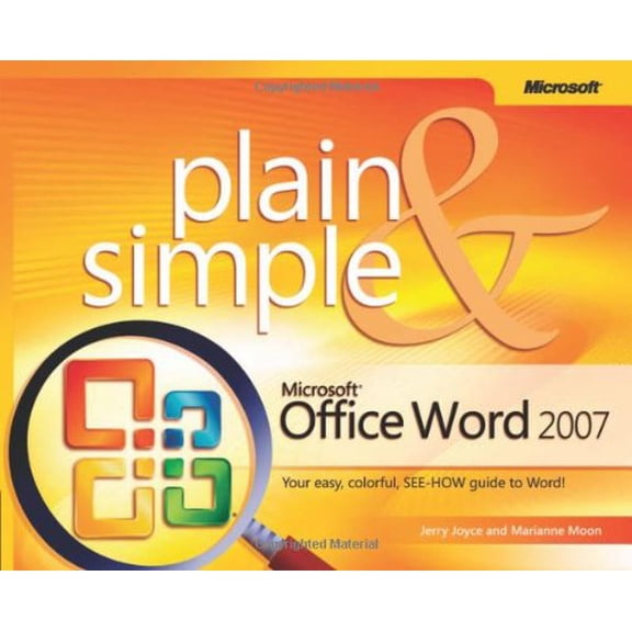 Pre-Owned Microsoft® Office Word 2007 Plain & Simple (Paperback) 0735622930 9780735622937