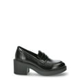thumbnail image 2 of No Boundaries Women's Platform Heeled Penny Loafers, 2 of 6