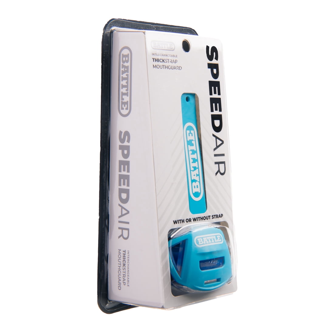 Battle Sports Speed Air Football Mouthguard, Light Blue/White