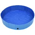 thumbnail image 2 of vidaXL Foldable Dog Swimming Pool Blue 160x30 cm PVC, 2 of 5
