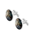 thumbnail image 2 of Elk Elegant Men's Cufflinks for Formal Attire, Made of Stainless Steel, Ideal for Weddings and Business Meetings, 2 of 6