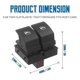 thumbnail image 2 of Electric Control Power Window Button Switch Replacement,for Skoda Fabia Octavia Fabia 2 Roomster,electric Control Power Window Button Switch Black 1pc, 2 of 5