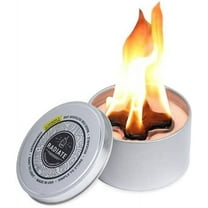 Radiate 4" Soy Wax Metal Fire Pit with Weather-Resistant