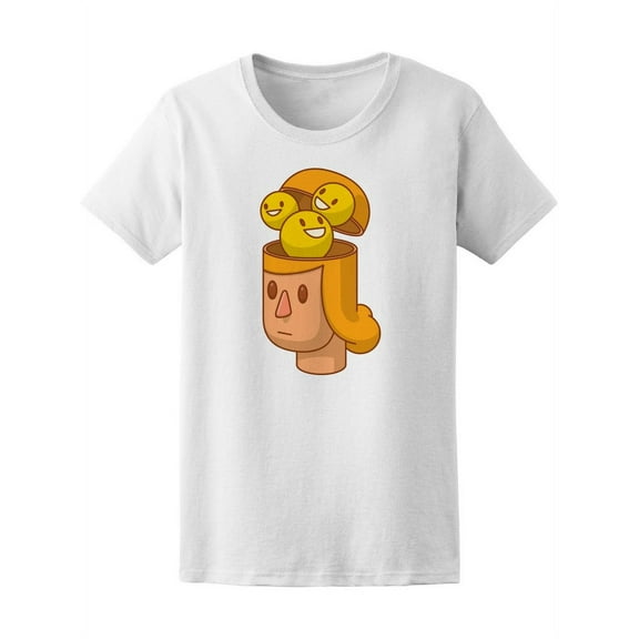 Woman With Happy Reactions T-Shirt Women -Image by Shutterstock, Female x-Large