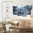 thumbnail image 4 of Elephant Stock Karokoram Mountains Wall Art - Horizontal Multi Panel Canvas - Living Room Wall Decor - Nature Multi Panel - Blue And White Decor - 24" x 14", 4 of 4