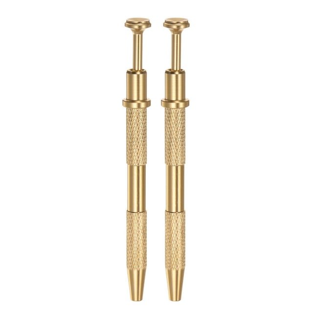 Unique Bargains Lot de 2 Outils de Prise en Acier Inoxydable à 4 Griffes avec Pince à Griffes en Diamant Ton Or