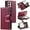 Winered, variant on TECH CIRCLE Wallet Case For Moto G Power 2021,PU Leather Zipper Flip Folio Bling Case Wristlet Shoulder Strap Magnetic Closure Stand Protective Case for Moto G Power 2021 6.6",Black