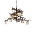 thumbnail image 4 of Meyda Tiffany 228470 Long Pine Branch 12 Light 42" Wide Chandelier - Copper, 4 of 6