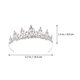thumbnail image 2 of KAKOWELY Corona nupcial de plata con cristales, elegante tiara para boda, decoración para el cabello para mujeres y niñas., 2 of 4