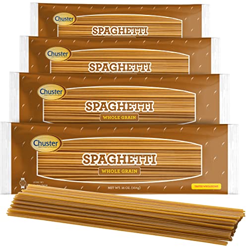 Chuster Whole Grain Spaghetti Pasta Noodles This Spaghetti is High in Fiber & Vitamins But Low