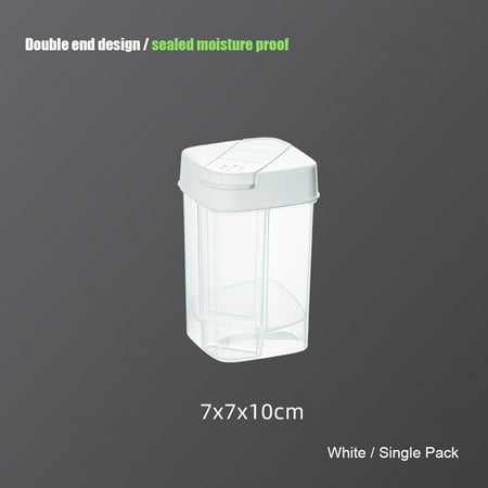 

Seasoning Bottle With Double Lid Dosing Control Condiment For Kitchenware