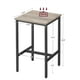 thumbnail image 3 of Mesa de bar VASAGLE para cocina y comedor pequeña, 60 x 60 x 90 cm, color gris, 3 of 9