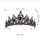 thumbnail image 4 of Corona de Reina y Tiara Corona de Princesa para Mujeres y niñas Diademas de Cristal para Novia, Princesa para Bodas y Fiestas Negro, 4 of 7