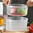 thumbnail image 3 of Secador de verduras Salad Spinner de 5 litros de capacidad, color verde y blanco, 3 of 5